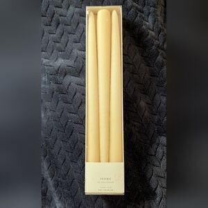 Brand New Pottery Barn Set Of 6 Ivory Taper Candles Made In Denmark